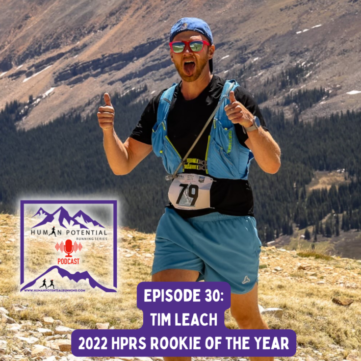 Podcast interviewee and 2022 HPRS Rookie of the Year, Tim Leach, shown during an HPRS race looking happy.